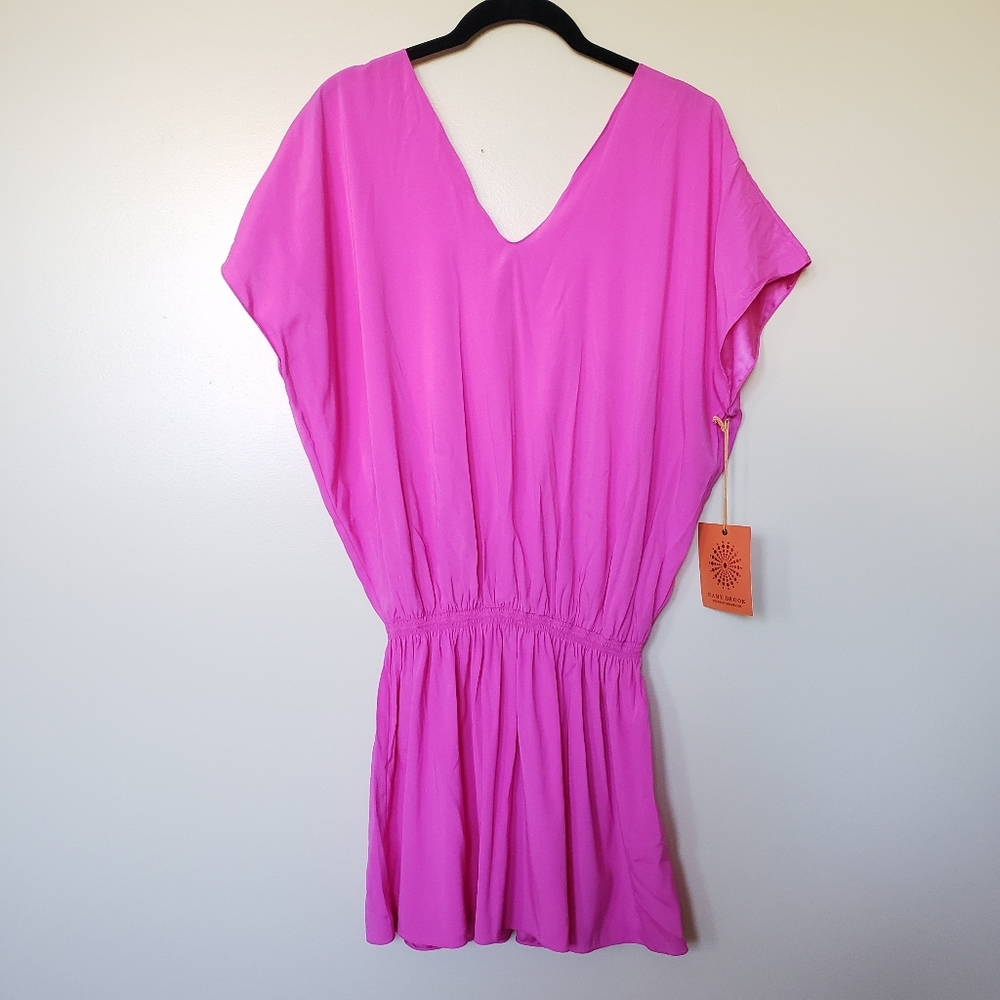 Ramy Brook *Rare* Fiji Pink Silk Mini Dress NWT
